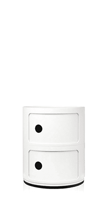Componibili 2 Elements Accessories Kartell White 