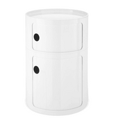 Componibili Classic Big Accessories Kartell White 2 Stack 