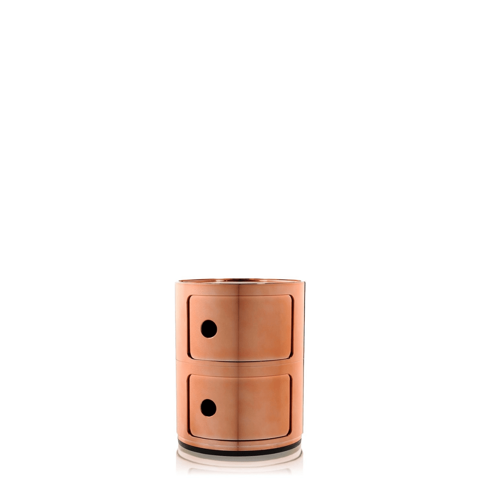 Componibili Metallic Storage Modules storage Kartell 2-Unit Copper 