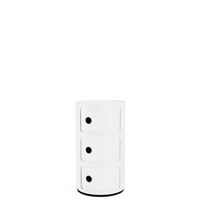 Componibili Recycled Accessories Kartell 3 Elements Matte White 
