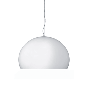 Fly Suspension Lamp hanging lamps Kartell Large - Glossy White 