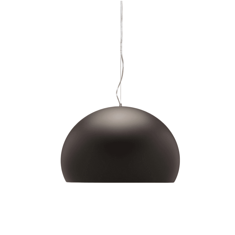 Fly Suspension Lamp hanging lamps Kartell Medium - Matte Opaque Brown 