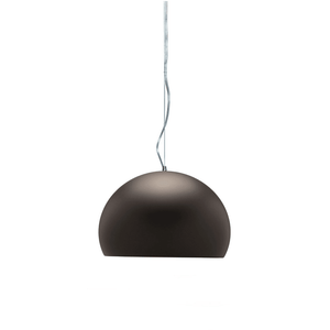 Fly Suspension Lamp hanging lamps Kartell Small - Matte Opaque Brown 