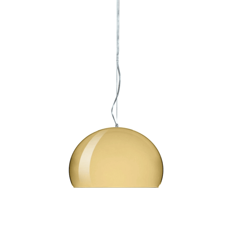 Fly Suspension Lamp hanging lamps Kartell Small - Metallic Gold 