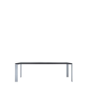 Four Table Tables kartell Large Black/Aluminum 