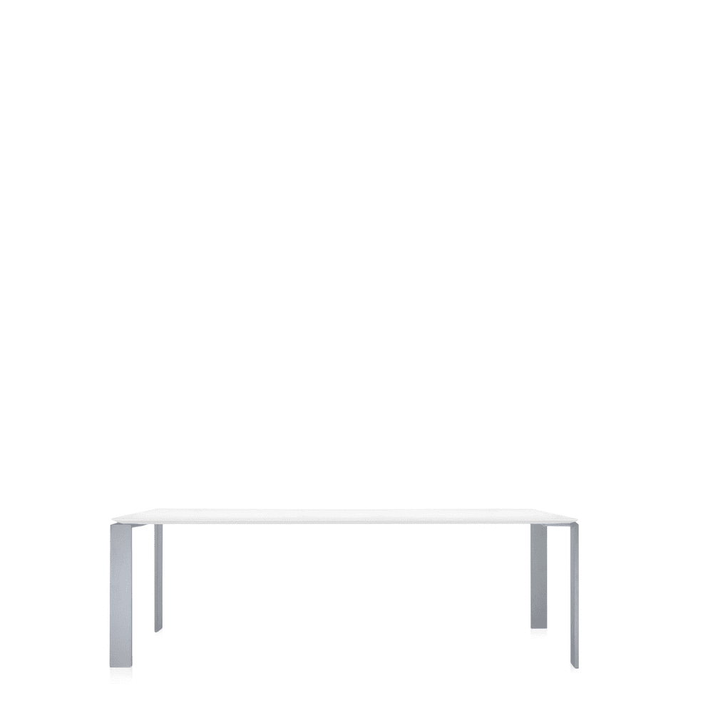 Four Table Tables kartell Large White/Aluminum 