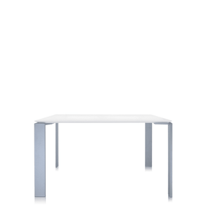 Four Table Square Tables Kartell Aluminum/White 