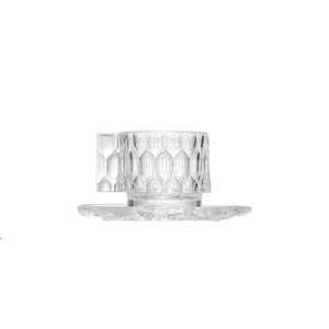 Jellies Espresso Cup & Saucer - Set of 4 Kartell Crystal 