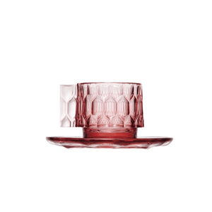 Jellies Espresso Cup & Saucer - Set of 4 Kartell Pink 