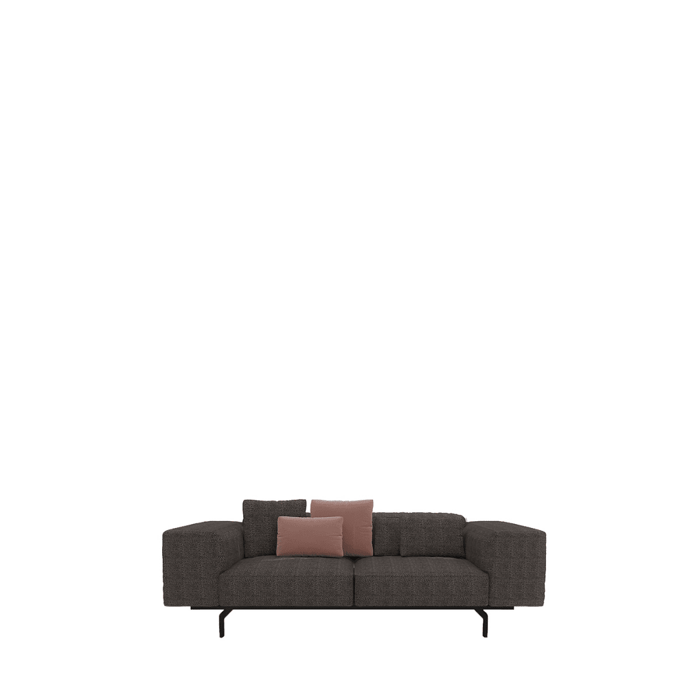 Largo Sofa Sofa Kartell 2 Seater Gubbio/Dove Grey 