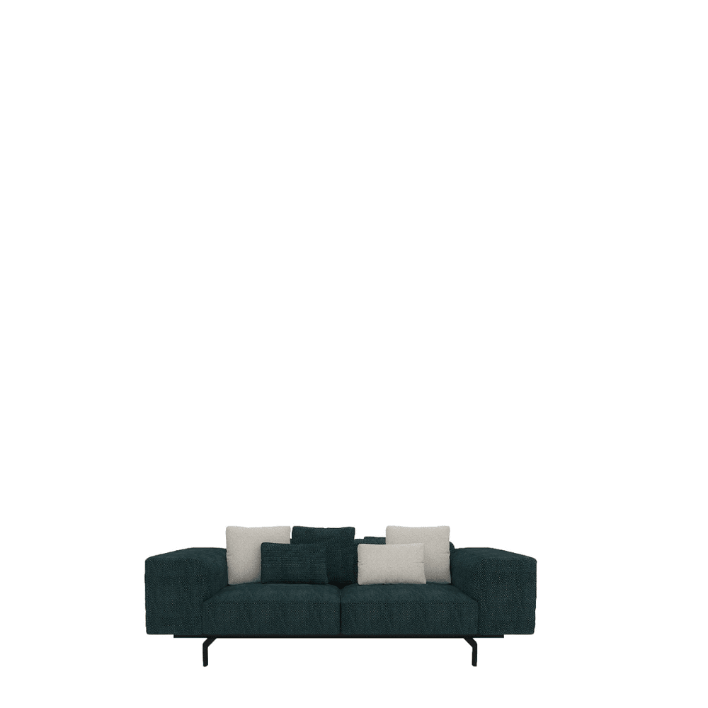 Largo Sofa Sofa Kartell 2 Seater Gubbio/Green 