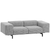 Largo Sofa Sofa Kartell 2 Seater Houndstooth/Grey 