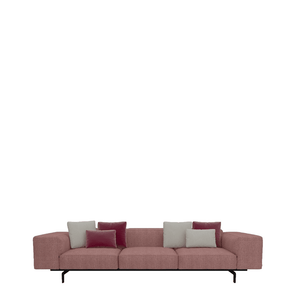 Largo Sofa Sofa Kartell 3 Seater Gubbio/Pink 