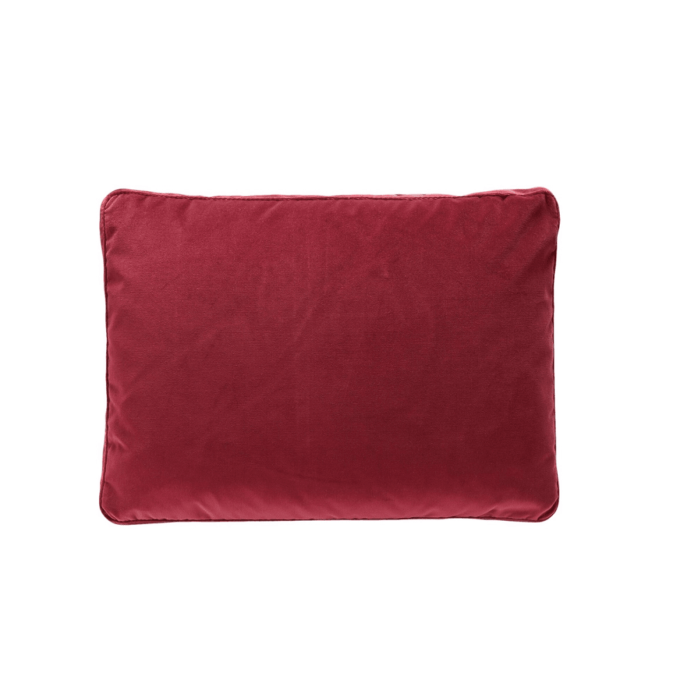 Largo Pillow Velvet Pillows Kartell Rectangle Cardinal Red Velvet 