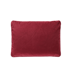 Largo Pillow Velvet Pillows Kartell Rectangle Cardinal Red Velvet 