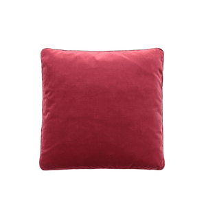 Largo Pillow Velvet Pillows Kartell Square Cardinal Red Velvet 