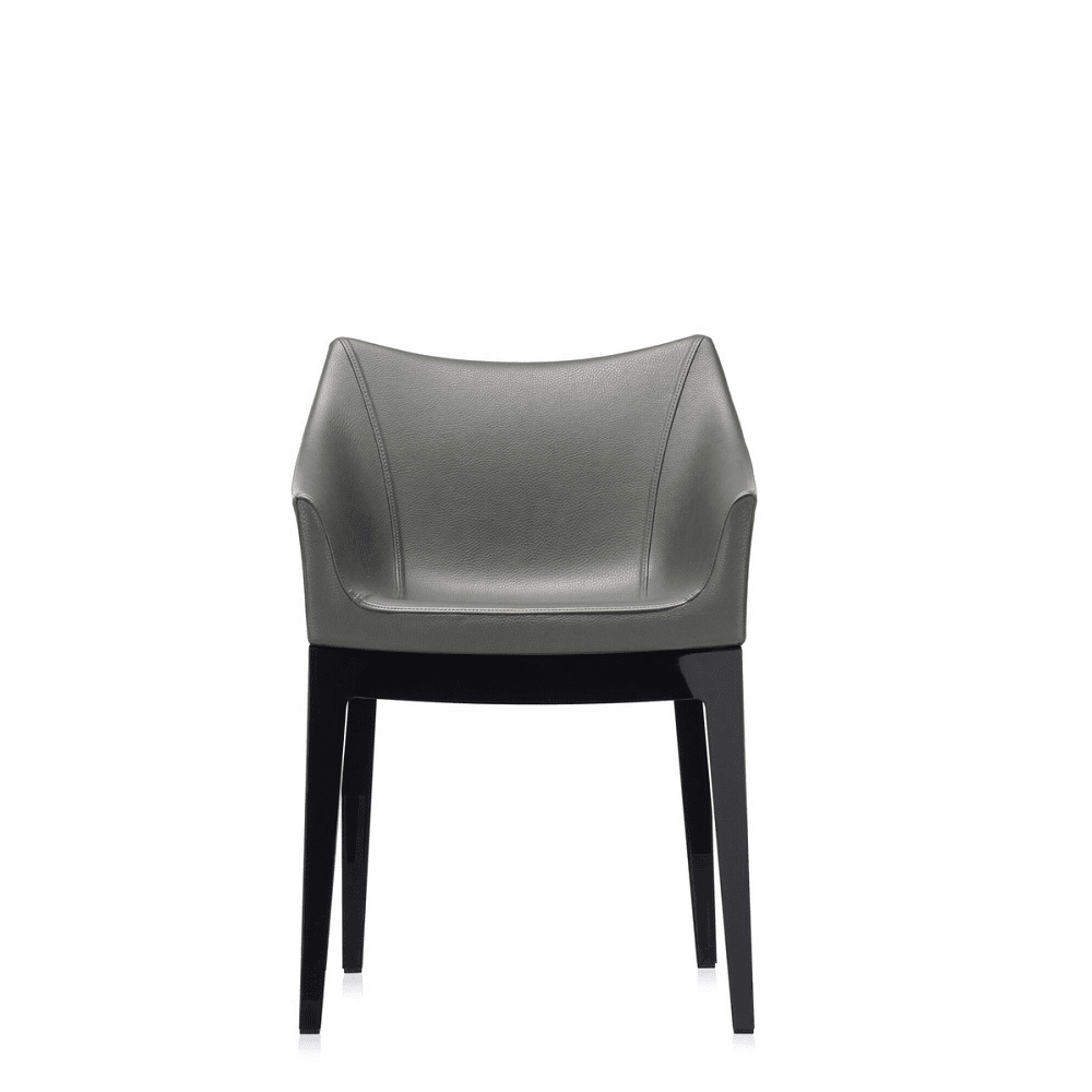 Kartell Madame Chair Chair Kartell Black Base - Ecoleather Dark Grey 