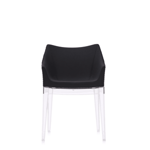 Kartell Madame Chair Chair Kartell Transparent Base - Beige Fabric 