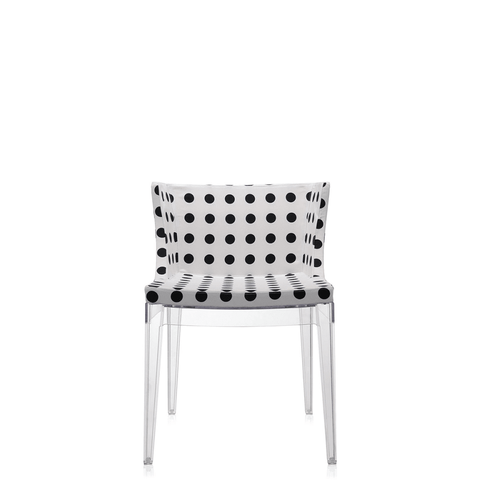 Mademoiselle À La Mode Side/Dining Kartell Transparent White Pattern 