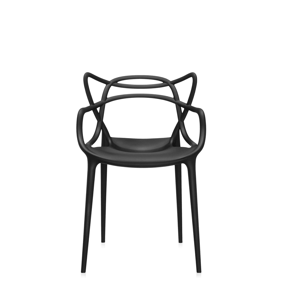 Masters Chair (2 Chairs) Side/Dining Kartell Black 