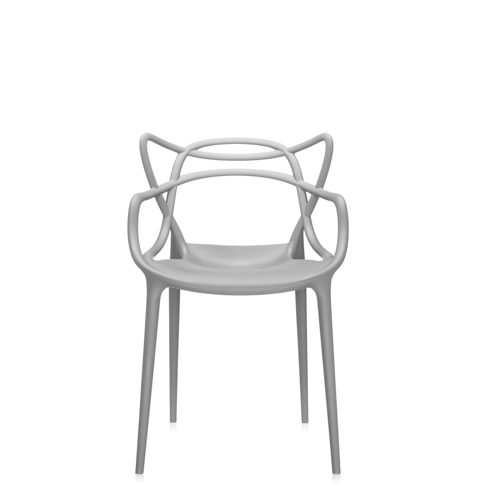 Masters Chair (2 Chairs) Side/Dining Kartell Grey 