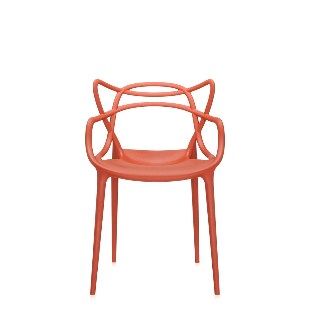 Masters Chair (2 Chairs) Side/Dining Kartell Rusty Orange 