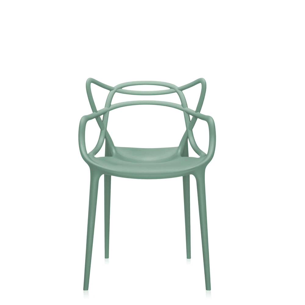 Masters Chair (2 Chairs) Side/Dining Kartell Sage Green 