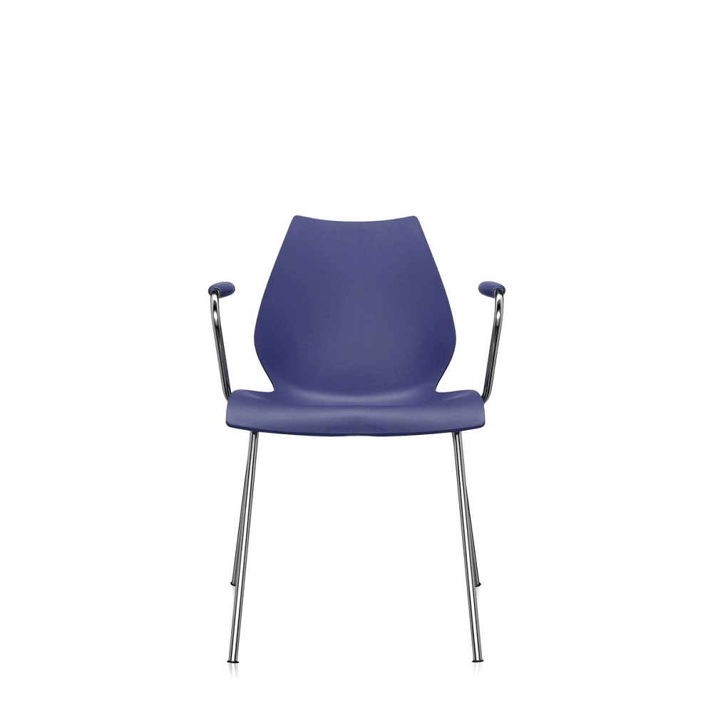 Maui 2 Small Armchairs Side/Dining Kartell Navy Blue 