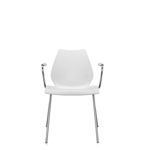 Maui 2 Small Armchairs Side/Dining Kartell Zinc White 
