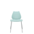 Maui Side Chair Set of 2 Side/Dining Kartell Chrome Pale Blue 