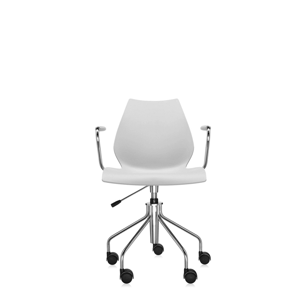 Maui Swivel Task Chair task chair Kartell Arm Pale Grey 