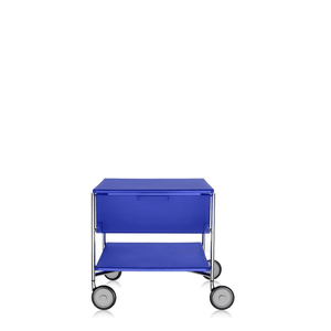 Mobil 1 Drawer With Wheels Shelf Kartell Cobalt Blue 