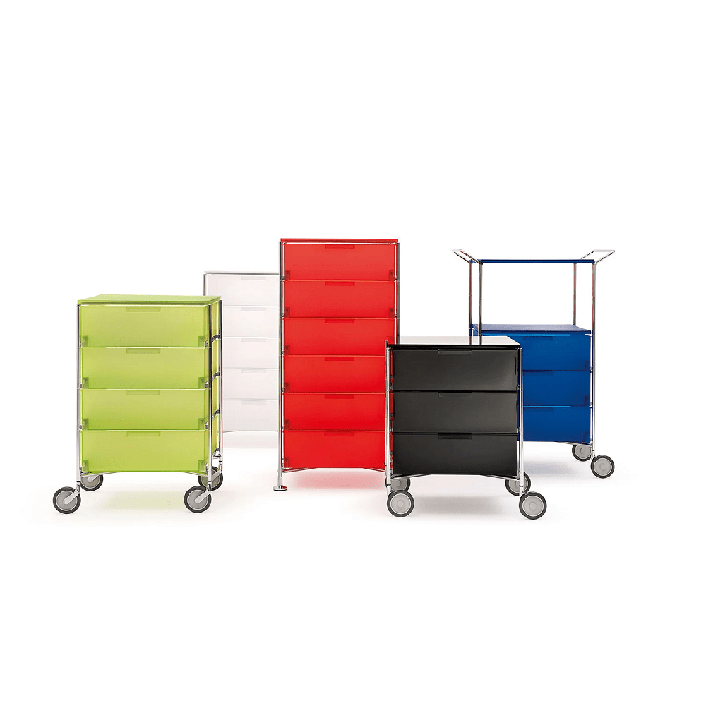 Mobil 1 Drawer With Wheels Shelf Kartell 