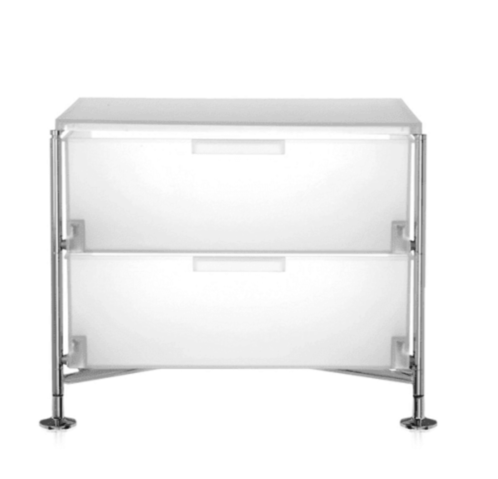 Mobil 2 Drawers With Feet Shelf Kartell Ice 