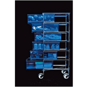 Mobil 3 Drawers / 1 Shelf With Wheels Shelf Kartell 