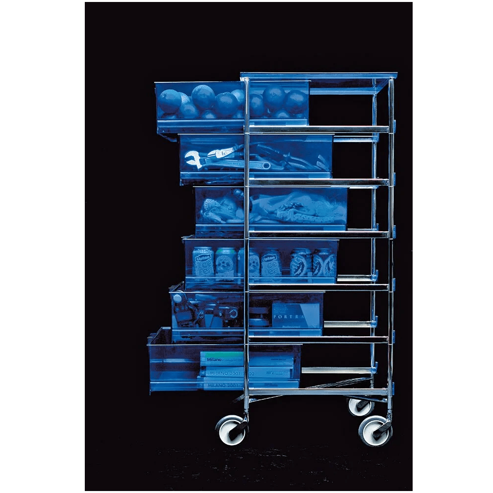 Mobil 3 Drawers / 1 Shelf With Wheels Shelf Kartell 