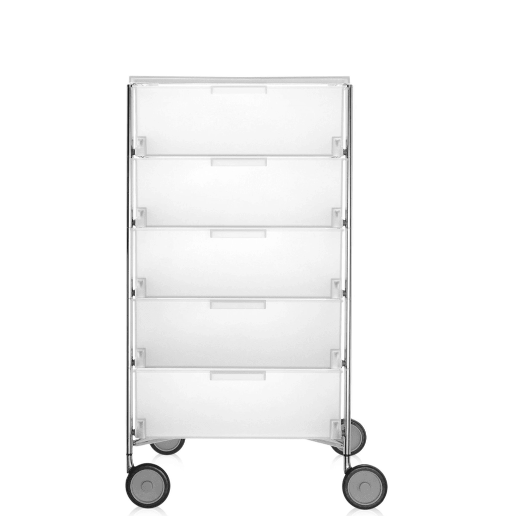 Mobil 5 Drawers With Wheels Shelf Kartell Ice 