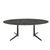 Multiplo XL Oval Table - Oval Top Tables Kartell Black - Glass 