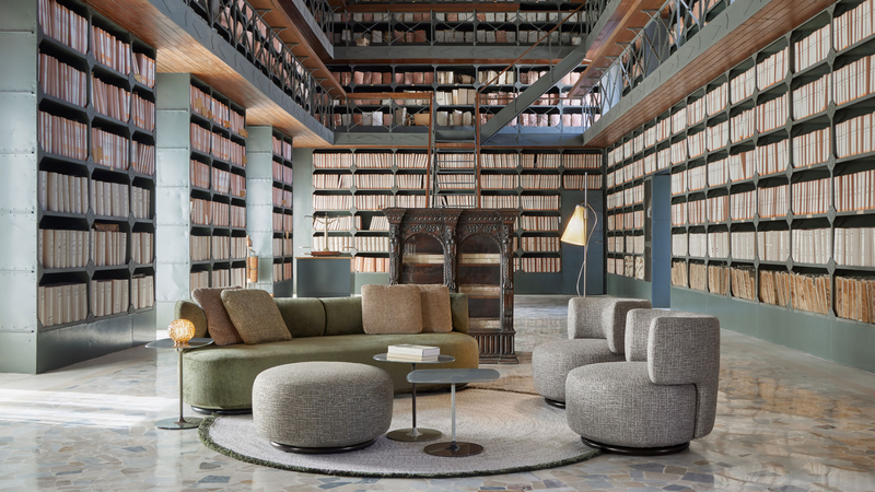 K-lim round rug