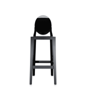 One More Stool (2 Chairs) bar seating Kartell Bar Height Matte Black 