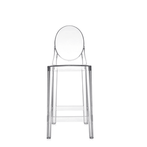 One More Stool (2 Chairs) bar seating Kartell Counter Stool Transparent Crystal 