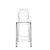 One More Stool (2 Chairs) bar seating Kartell Counter Stool Transparent Crystal 