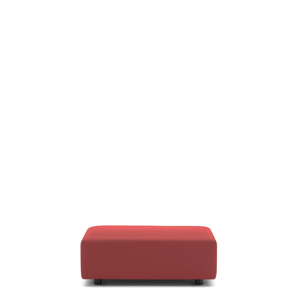 Plastics Ottoman Fire Resistant Ottoman Kartell Brick Red 