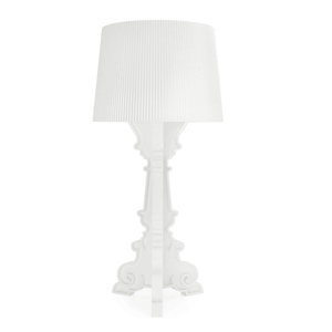 Precious Bourgie Table Lamp Table Lamps Kartell With Dimmer - Mat White + $60.00 
