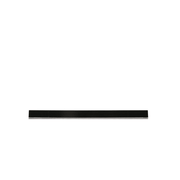 Rail Towel Rack Coat Hooks Kartell Large - 23.6" Glossy Black 