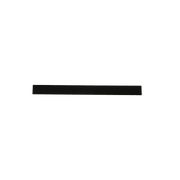 Rail Towel Rack Coat Hooks Kartell Medium - 17.7" Glossy Black 
