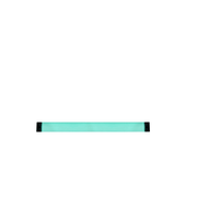 Rail Towel Rack Coat Hooks Kartell Medium - 17.7" Transparent Aquamarine Green 