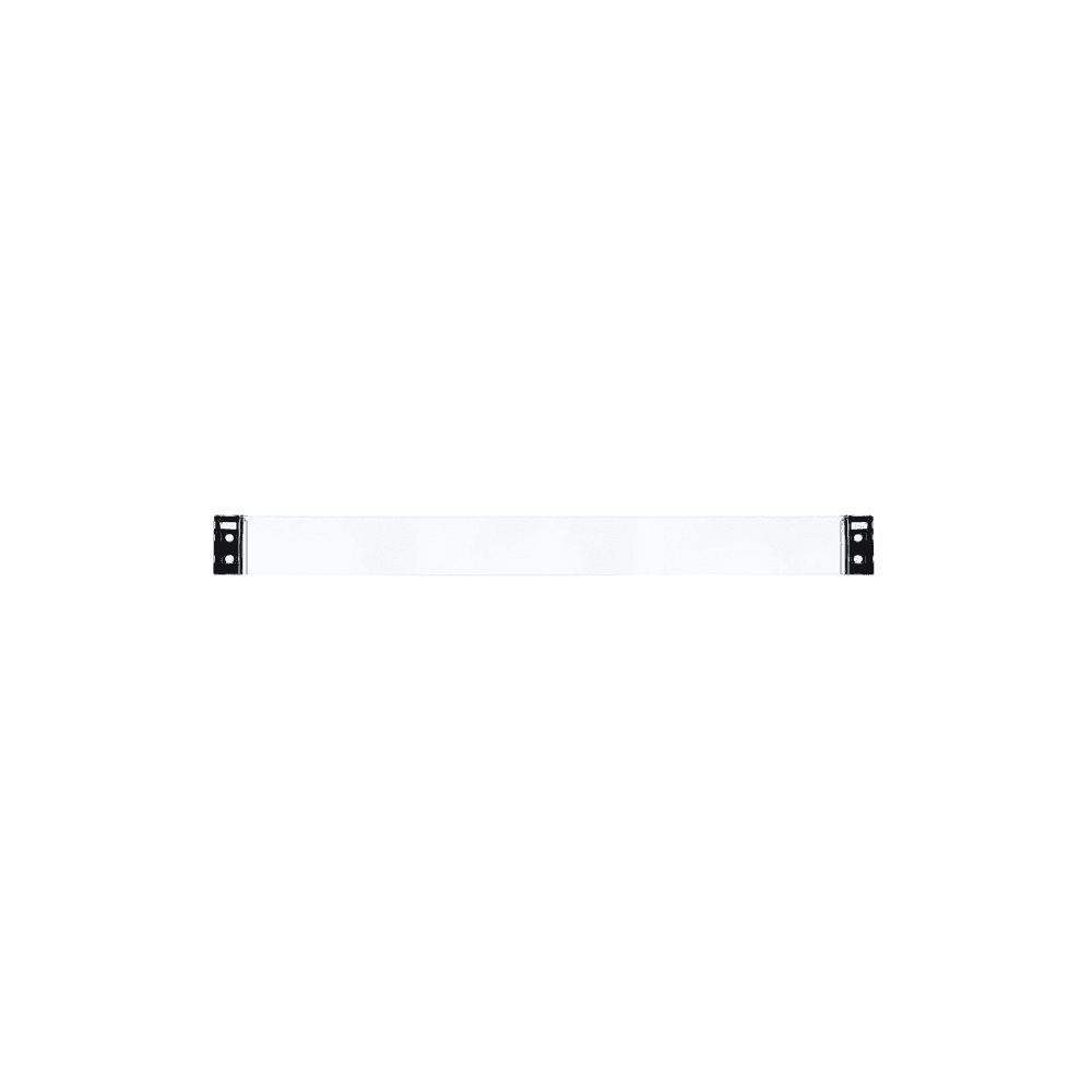 Rail Towel Rack Coat Hooks Kartell Medium - 17.7" Transparent Crystal 