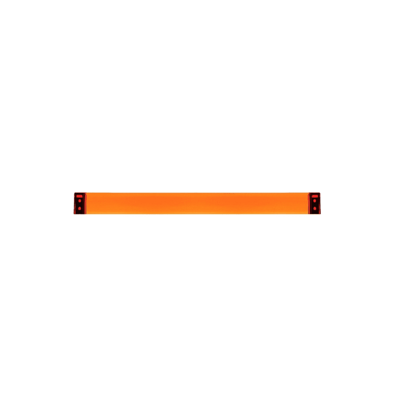 Rail Towel Rack Coat Hooks Kartell Medium - 17.7" Transparent Tangerine Orange 