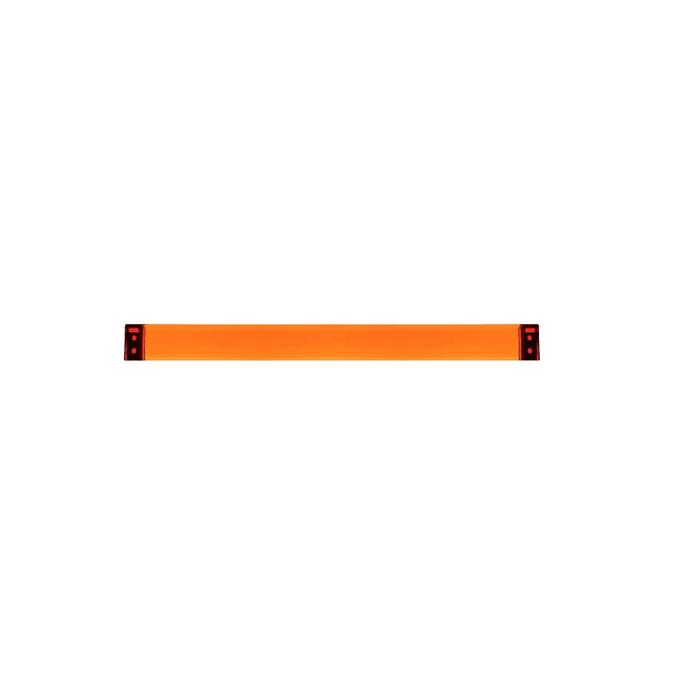 Rail Towel Rack Coat Hooks Kartell Medium - 17.7" Transparent Tangerine Orange 